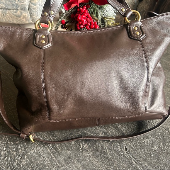 COACH 2013 Campbell Izzy Carryall Leather Satchel Bag - Picture 3 of 12